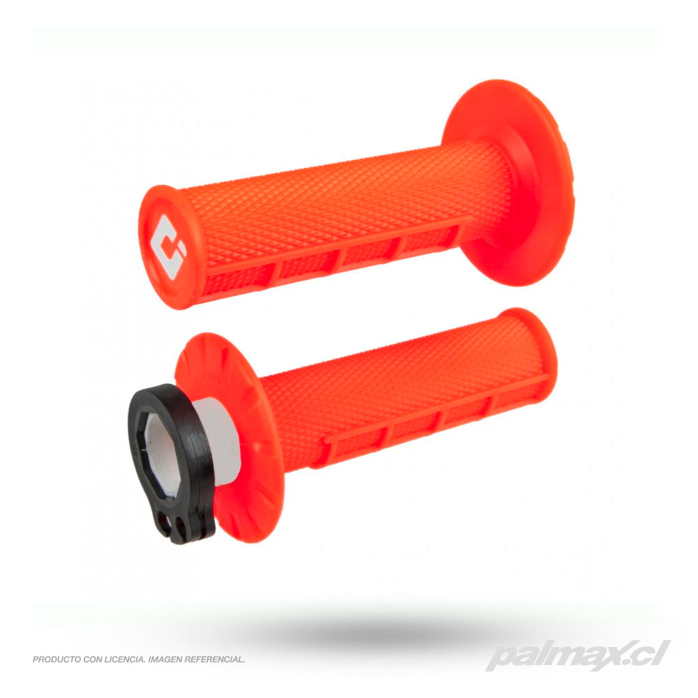 Puños MX V2 Lock-On Half Waffle Grip | ODI